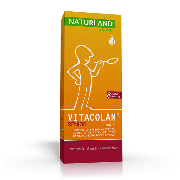 NATURLAND Vitacolan emulzió senior 250 ml